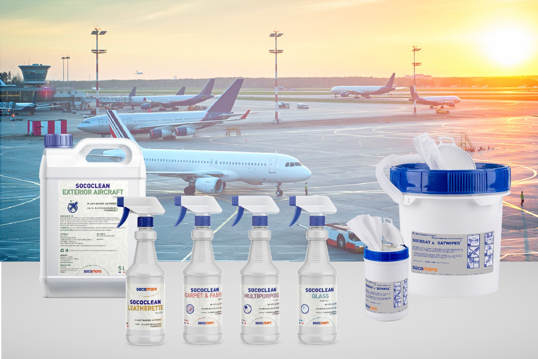 Aviation cleaning products